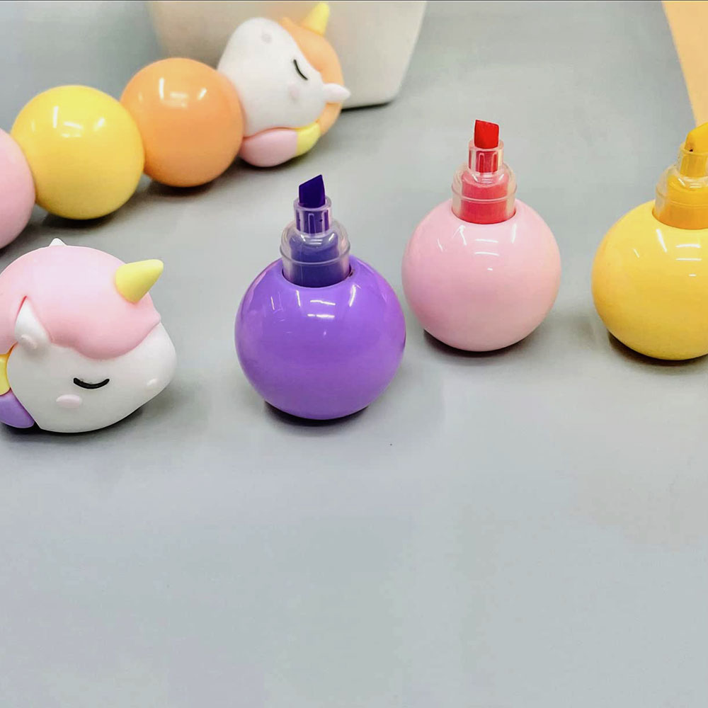 Cute Unicorn Highlighter Pen