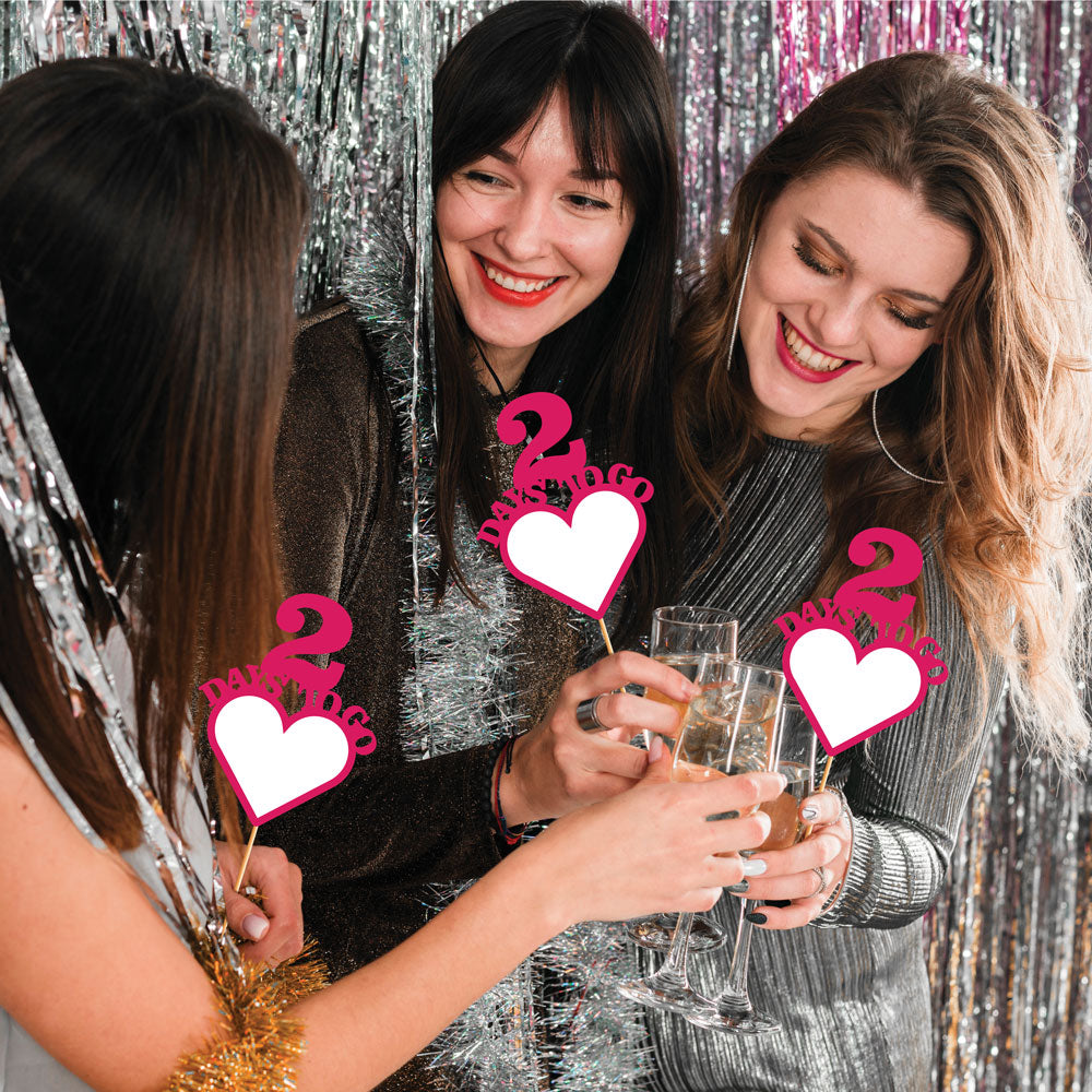 Heart Shaped Countdown Props