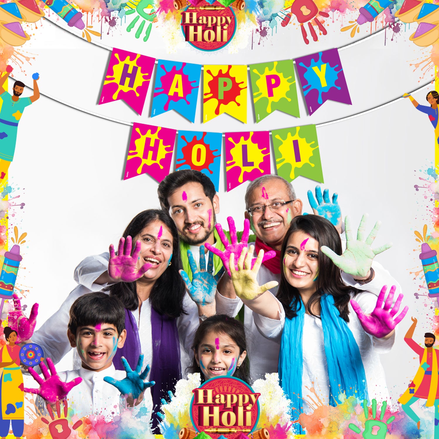 Happy Holi Banner 4