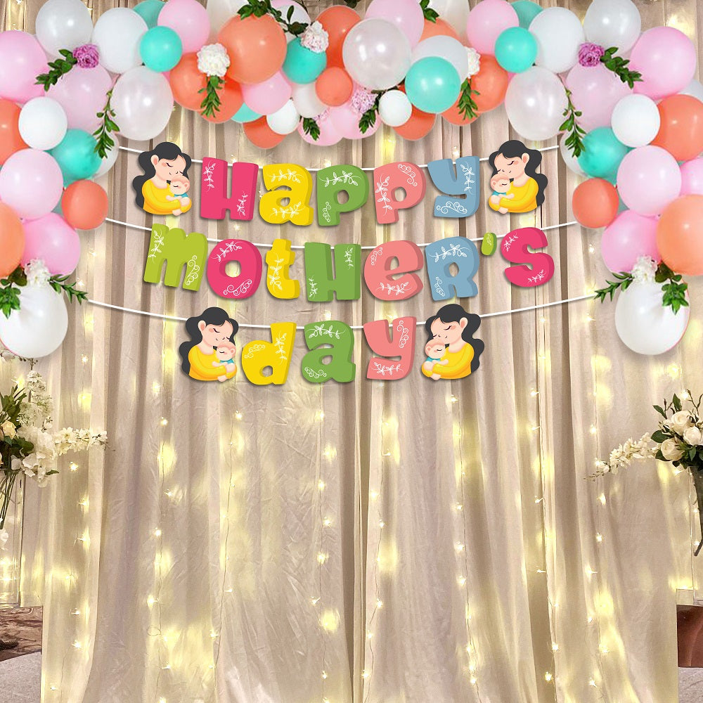 Minimal Happy Mother's Day Banner