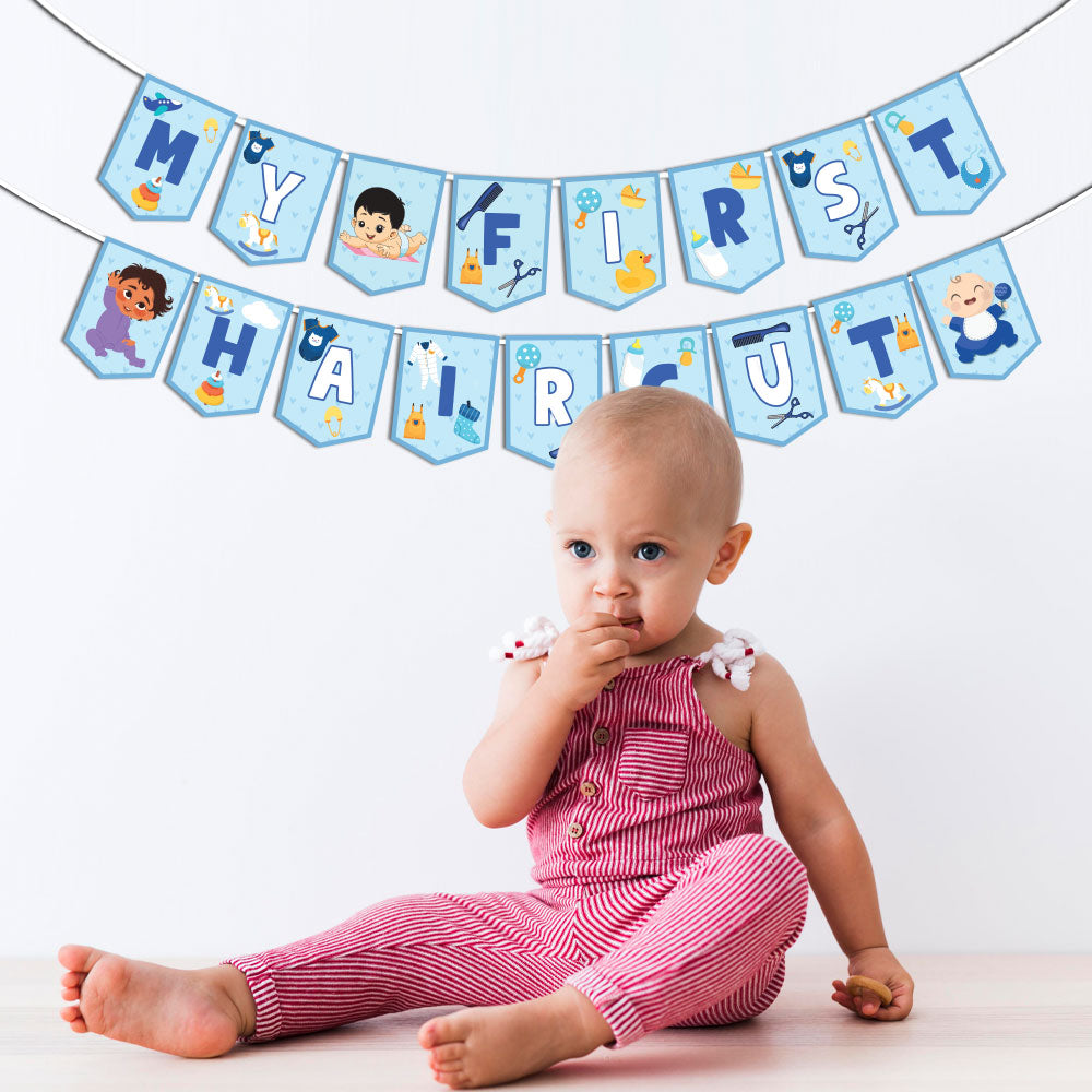Boy's First Haircut/Mundan Banner