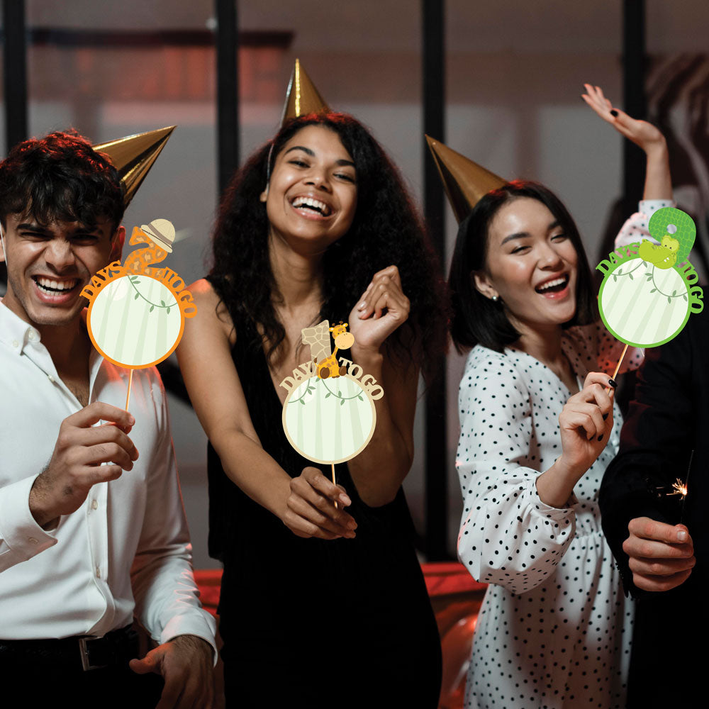 Jungle Safari Theme Countdown Props