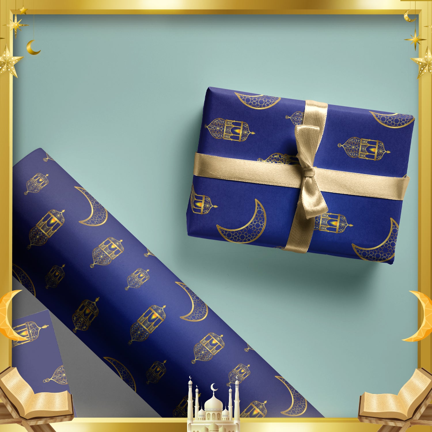 Gift Wrapping Paper for Ramadan/Eid (Multicolor)