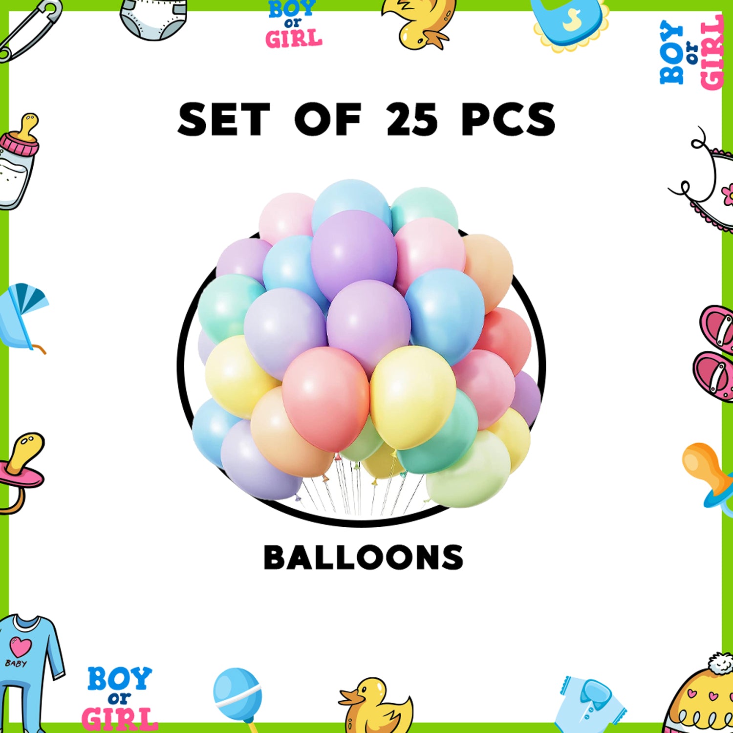 Double The Love Theme Balloons