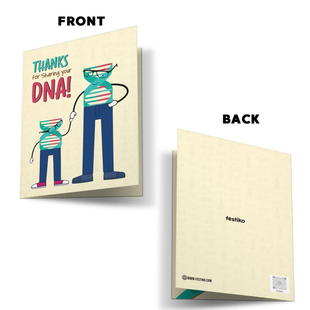 Father's Day DNA Greeting Card