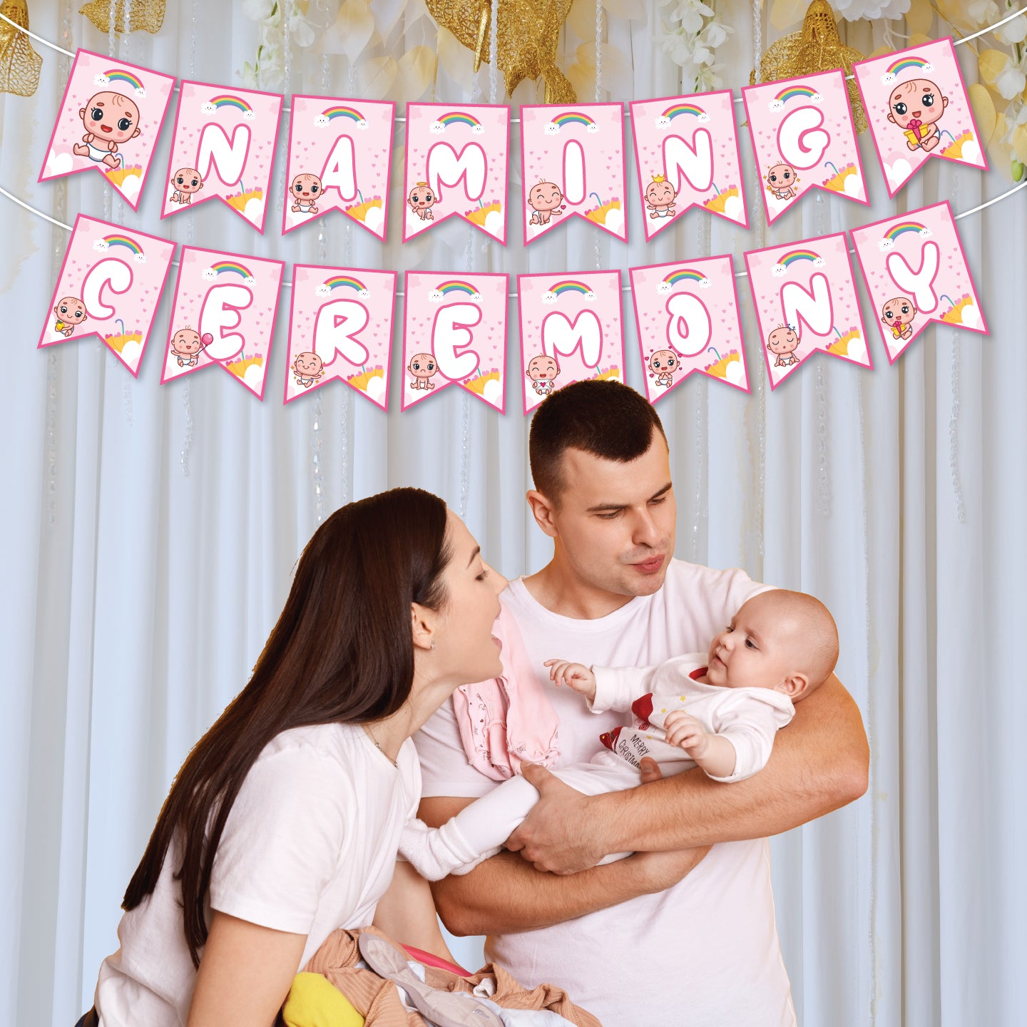Pink Naming Ceremony Banner