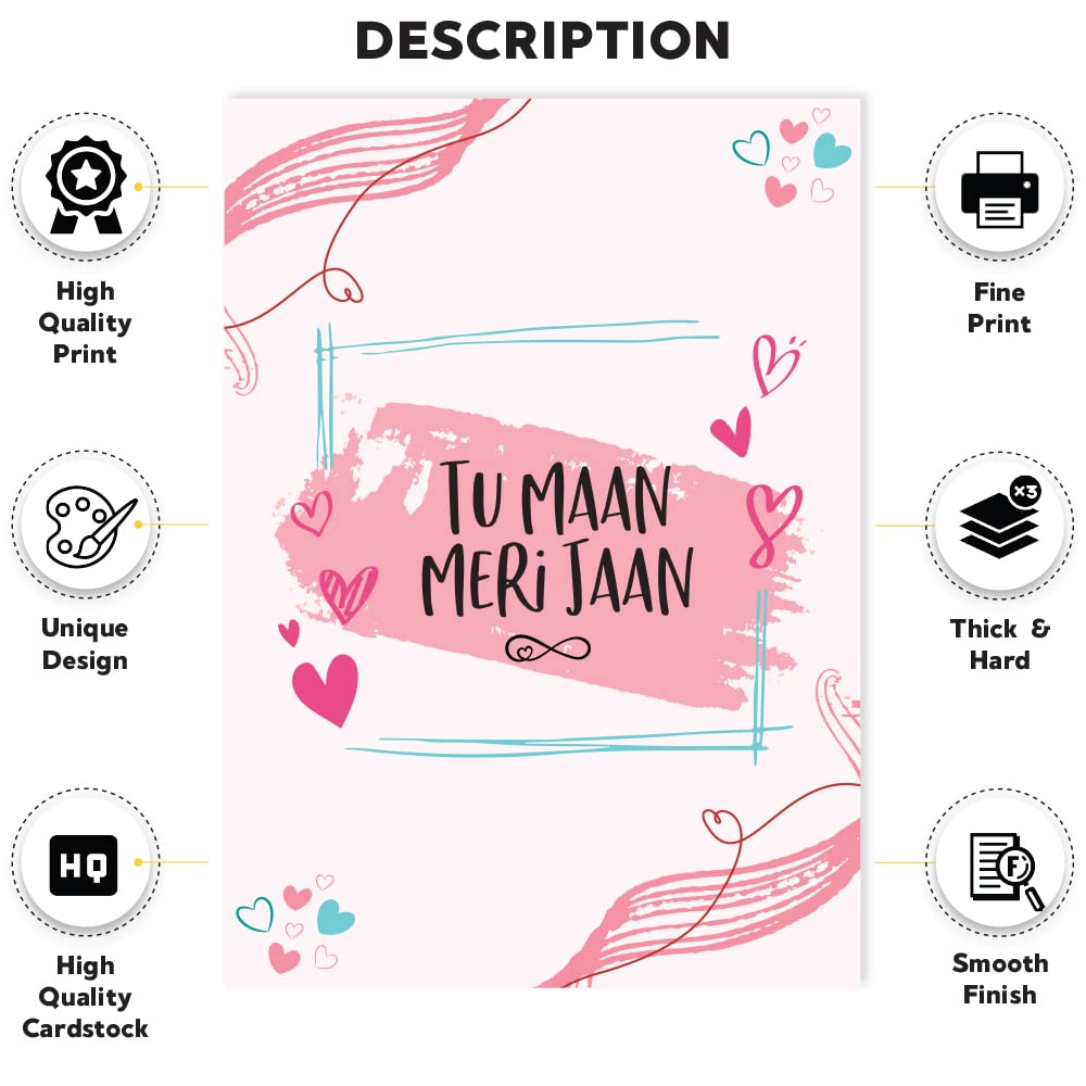Tu Maan Meri Jaan Love Card For Valentine's Day