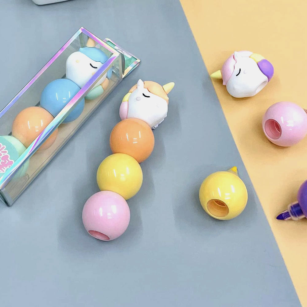 Cute Unicorn Highlighter Pen
