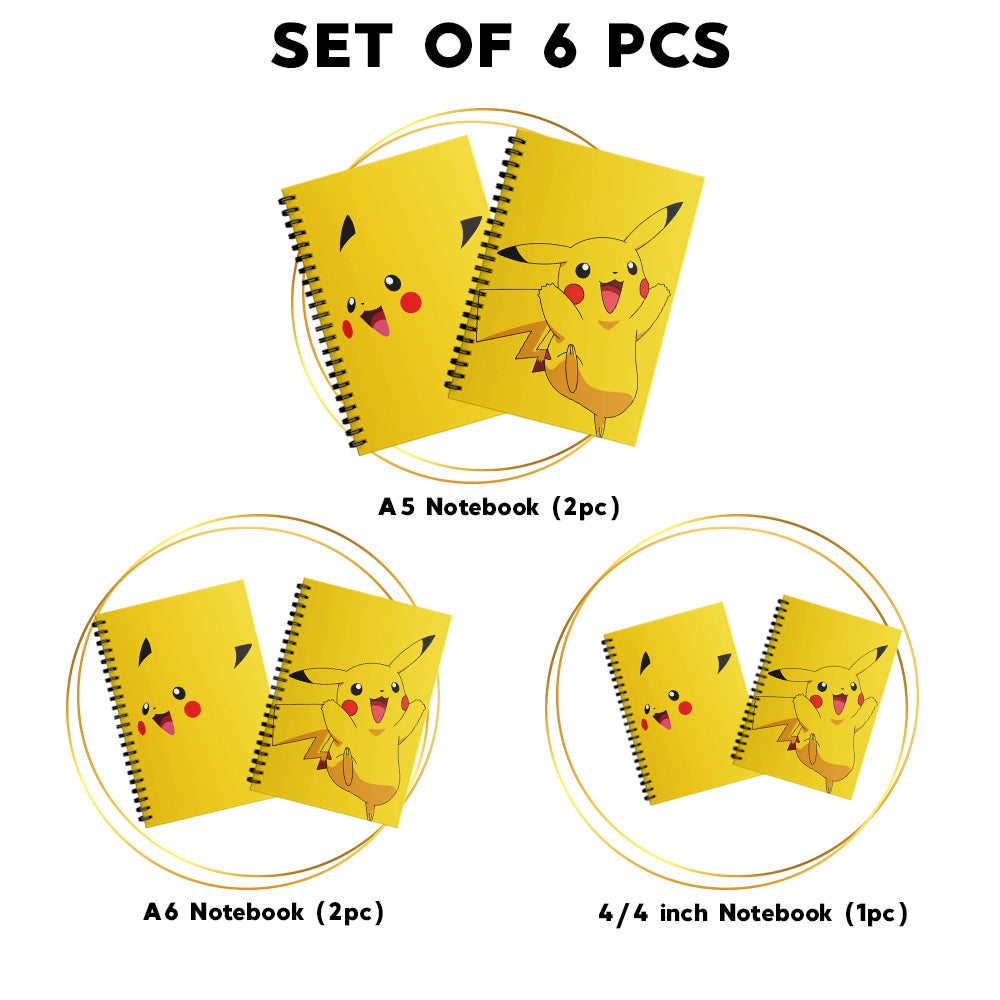 Pokeman Theme Spiral Notebooks
