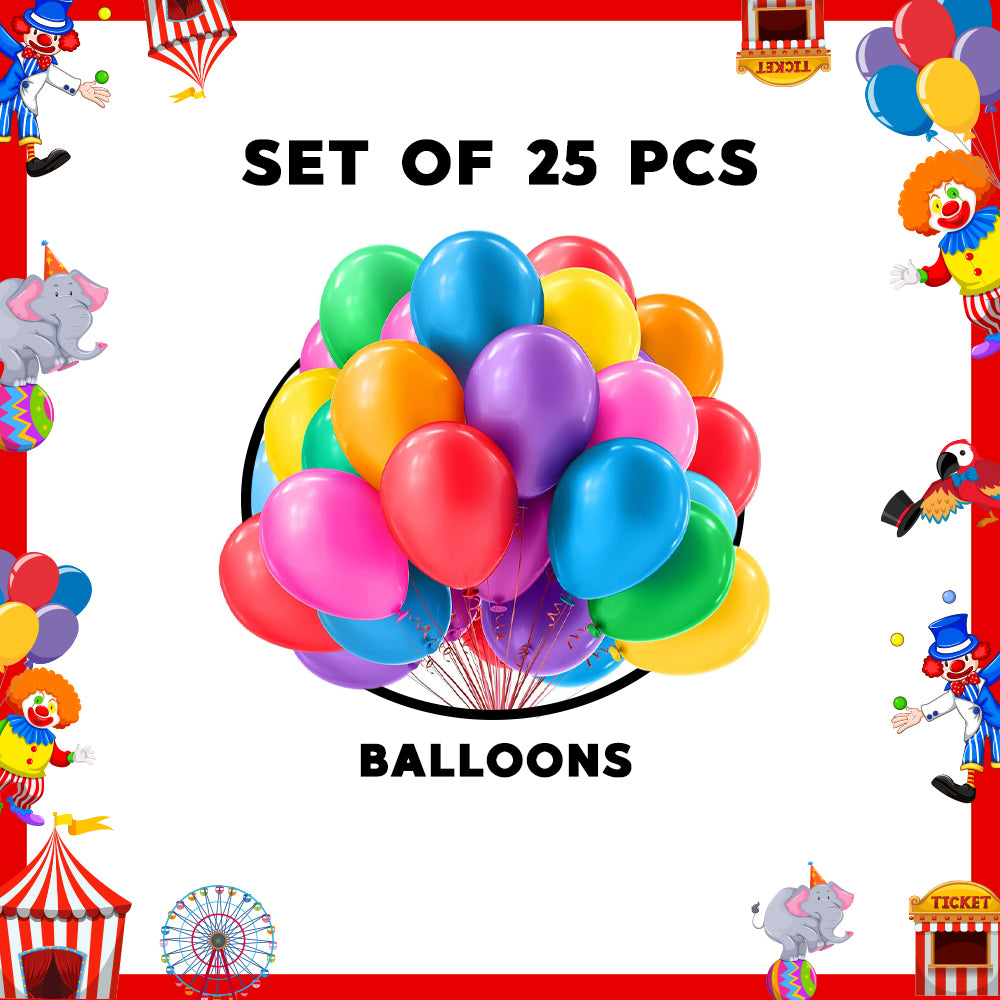 Circus Fun Fair Theme Balloons
