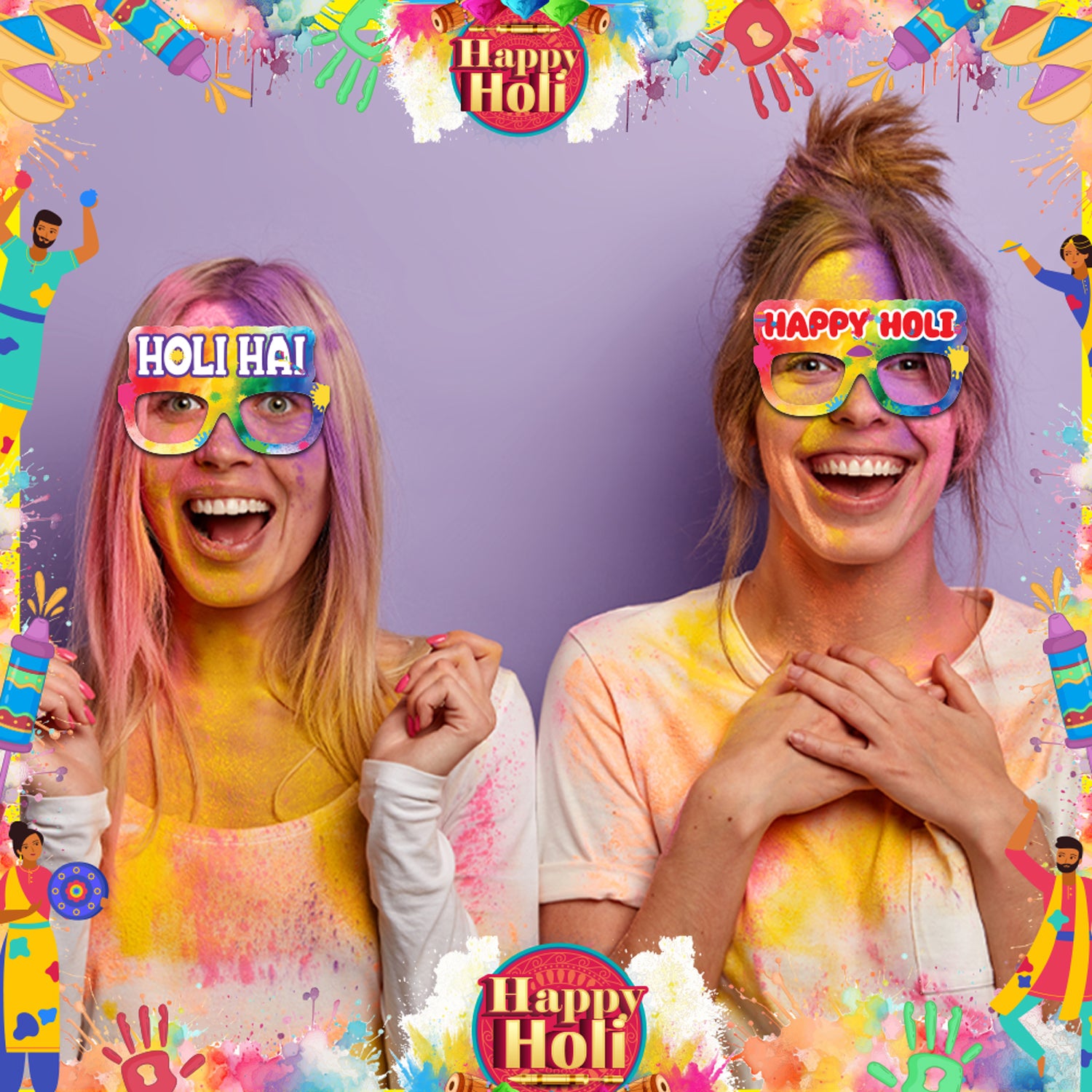 Paper Eye Glasses For Holi