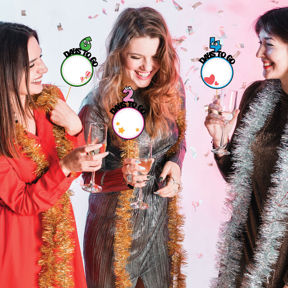 Cute Cartoon Countdown Props of 1-10 Days To Go