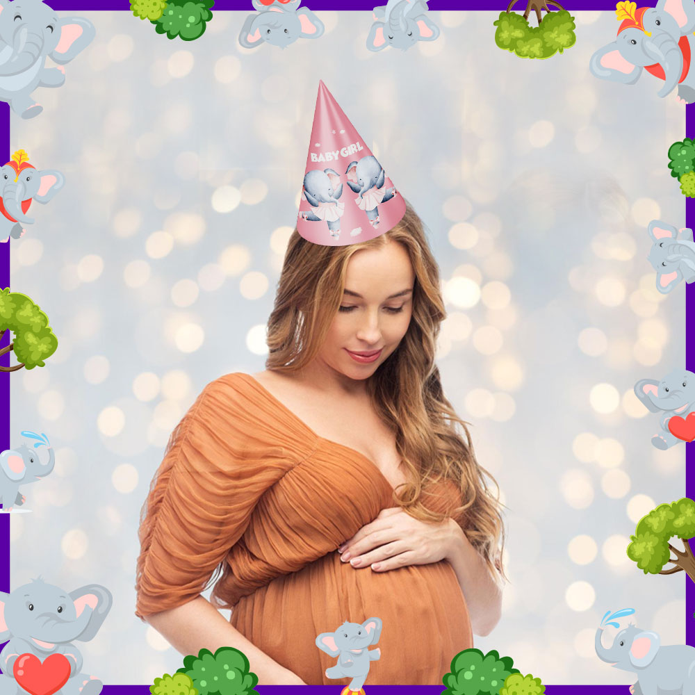 Baby Trunk Theme Cone Hats