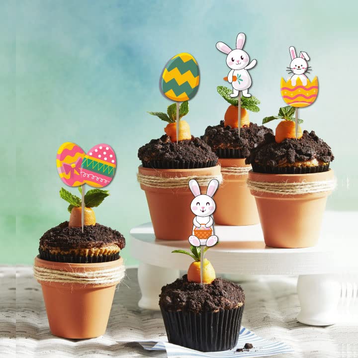 Happy Easter Cupcake Toppers