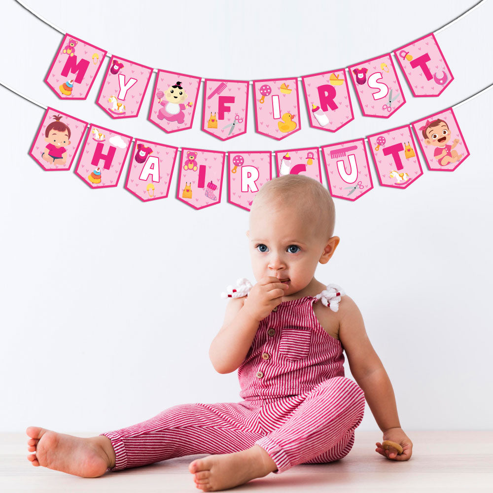Girl's First Haircut/Mundan Banner