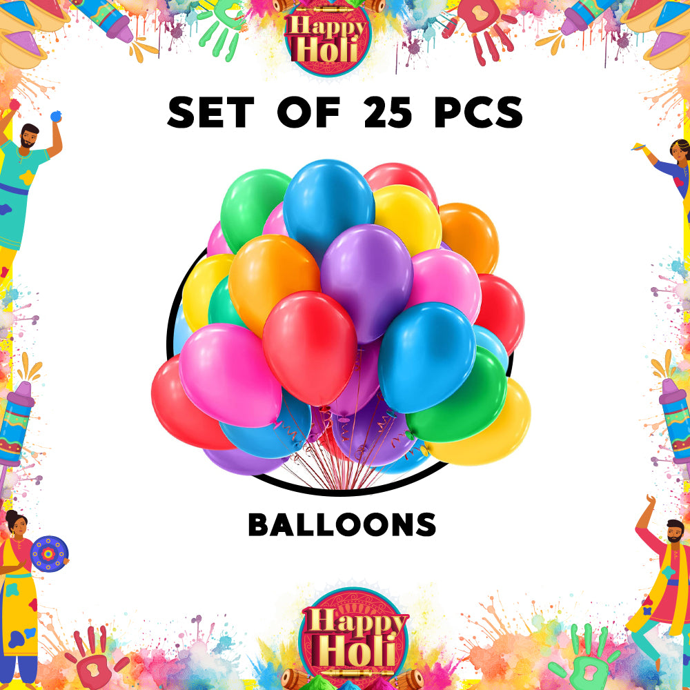 Muticolor Balloons For Holi