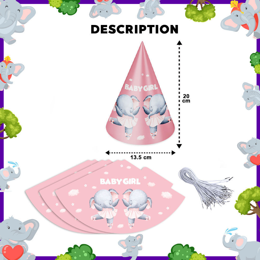 Baby Trunk Theme Cone Hats