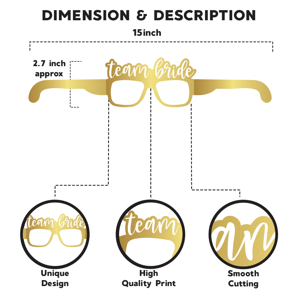 Team Bride Party Glasses