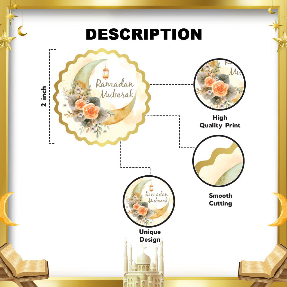 Floral Stickers for Ramadan/Eid