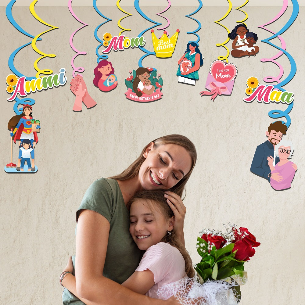 Hanging Swirls For Mother's Day