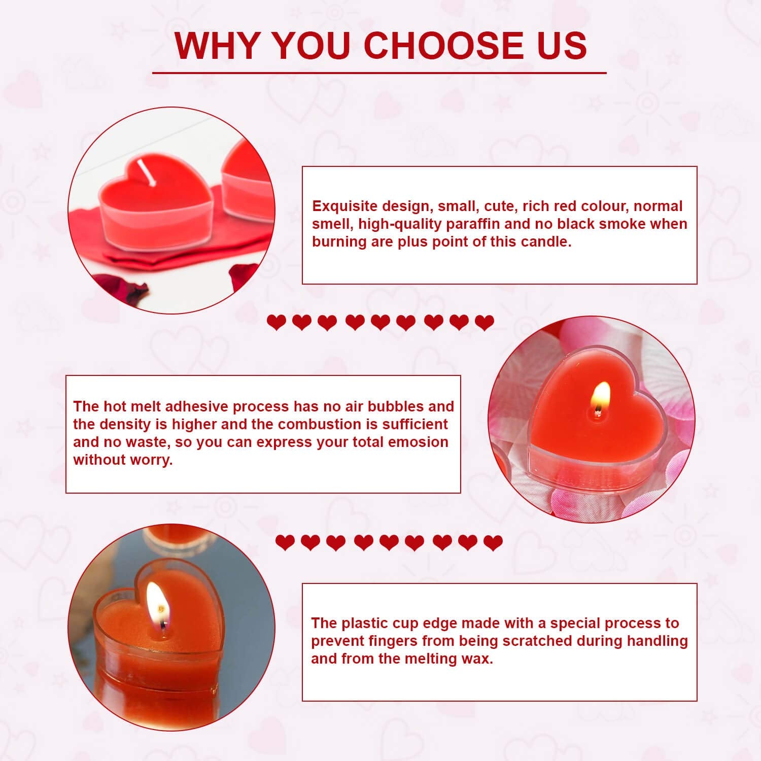 Heart Shaped Scented Candles