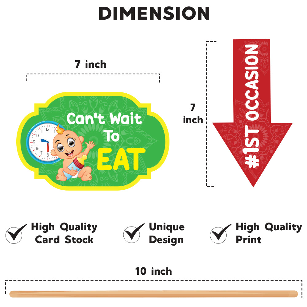 Photobooth Props For Annaprashan Ceremony
