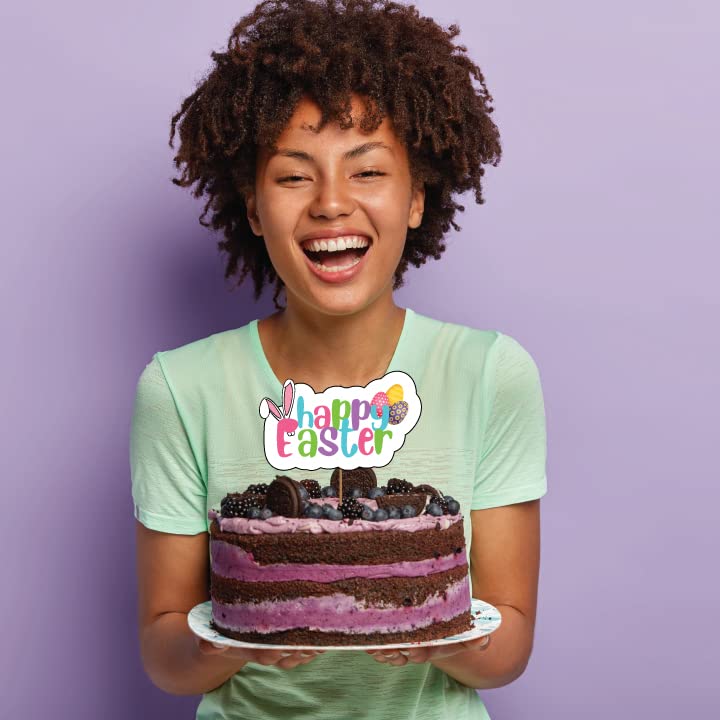 Happy Easter Cake Topper - Type 2