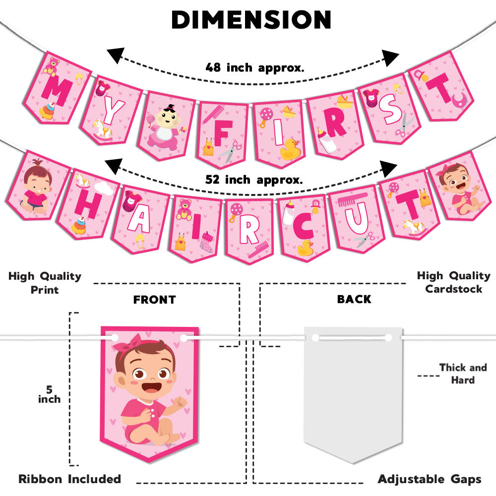 Girl's First Haircut/Mundan Banner