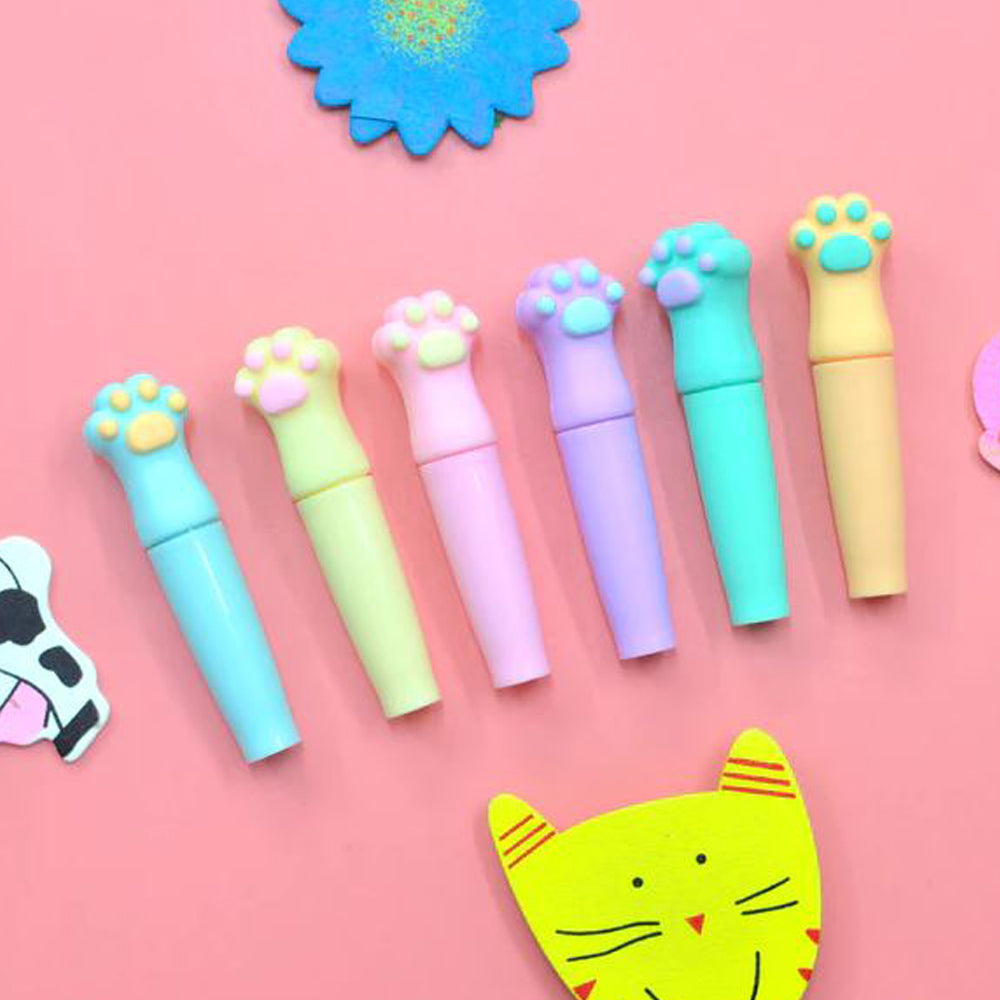 Cute Paw Highlighter Pen