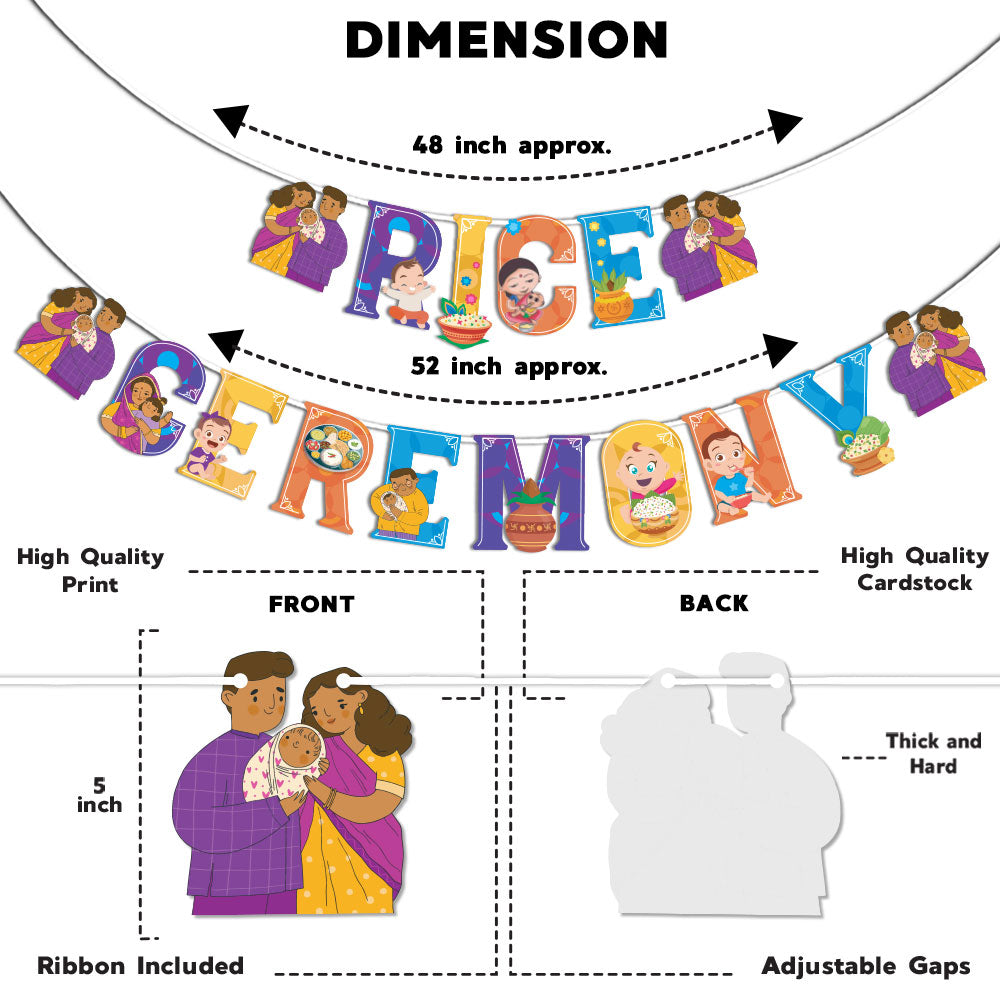 Rice Ceremony Banner (Multicolor)