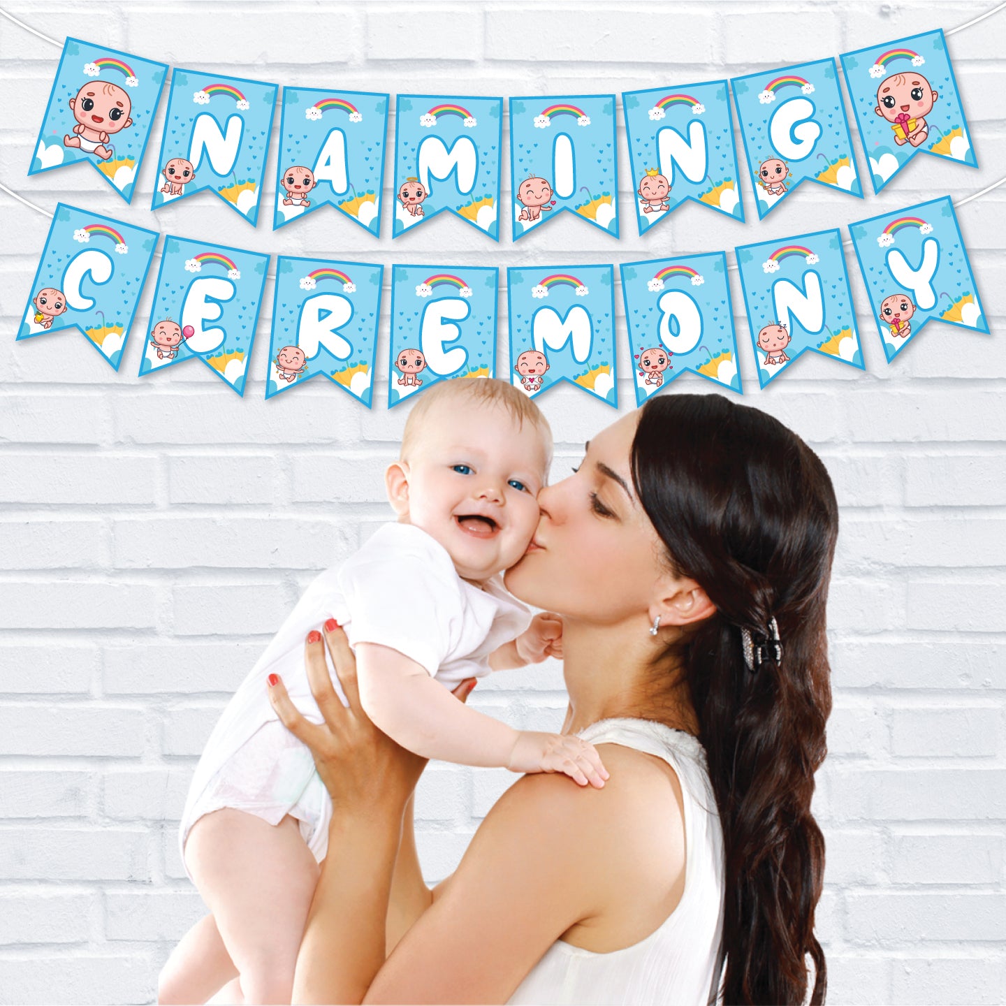 Naming Ceremony Banner For Boy