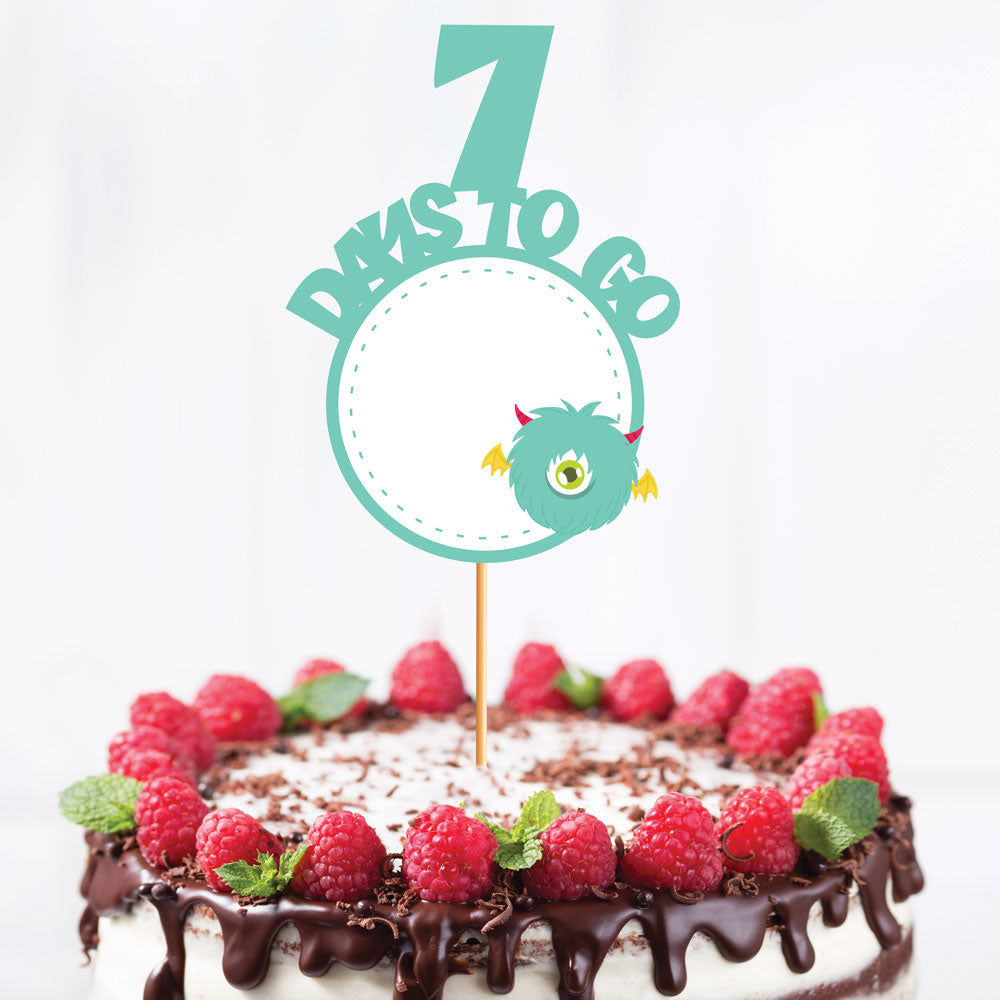 Monster Theme Countdown Props