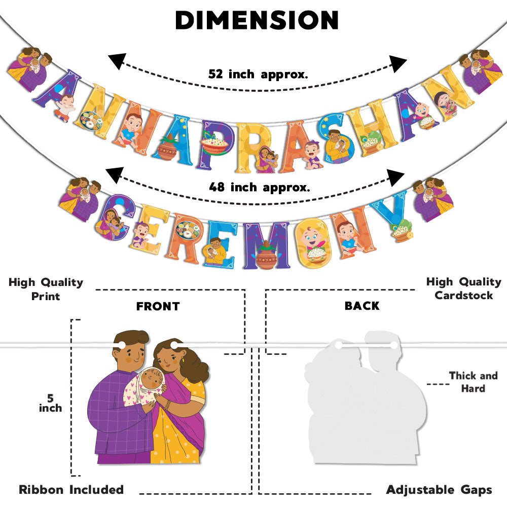 Annaprashan Ceremony Banner (Multicolor)