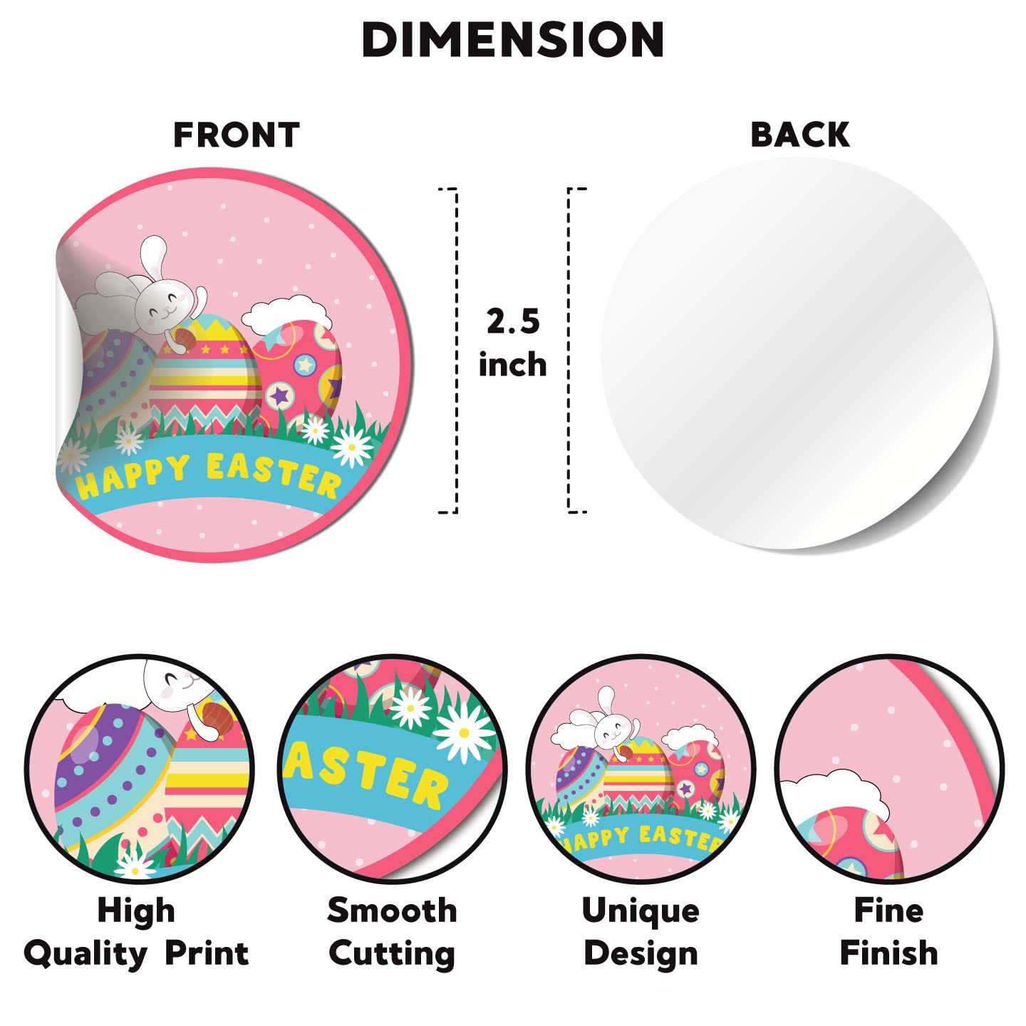 Happy Easter Stickers