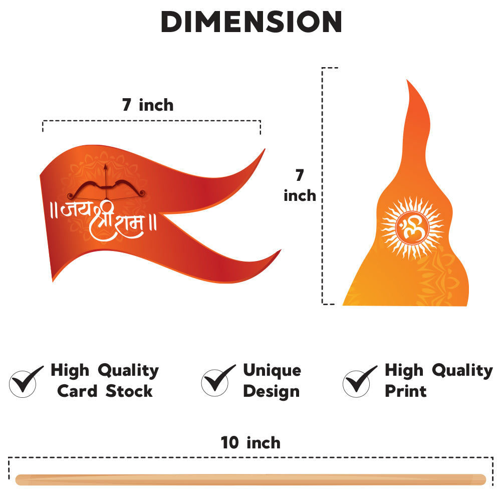 Jai Shree Ram Photobooth Props