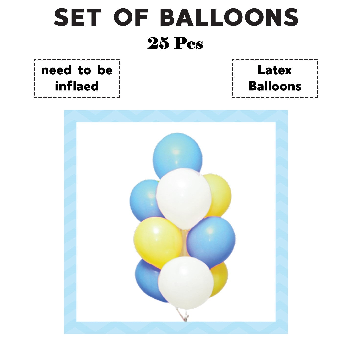Balloons For Naming Ceremony (Blue)