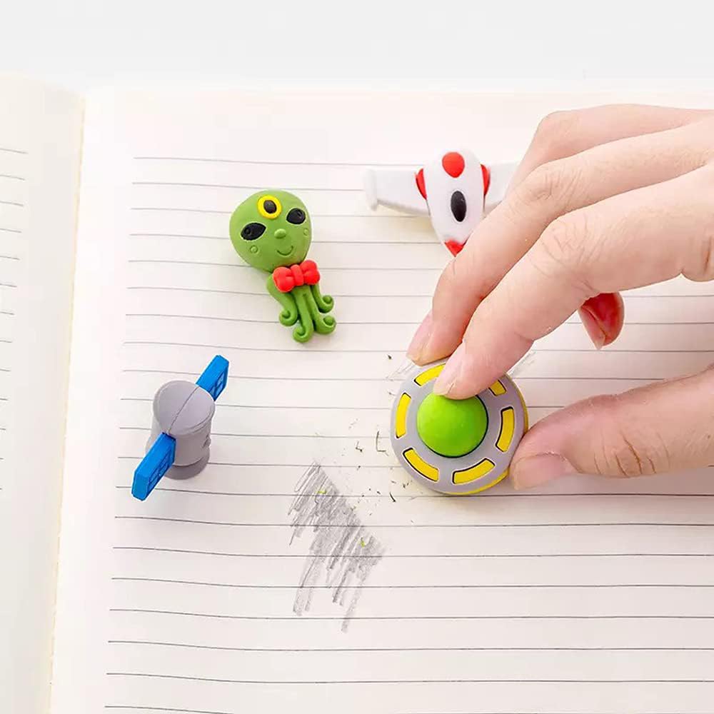 Alien Space Theme Eraser Set – Festiko