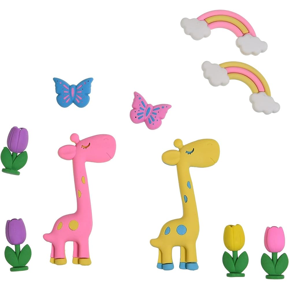 Giraffe Eraser Set