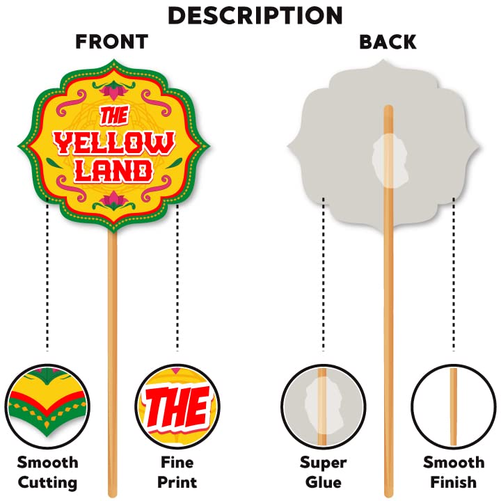 Haldi Photobooth Props 2