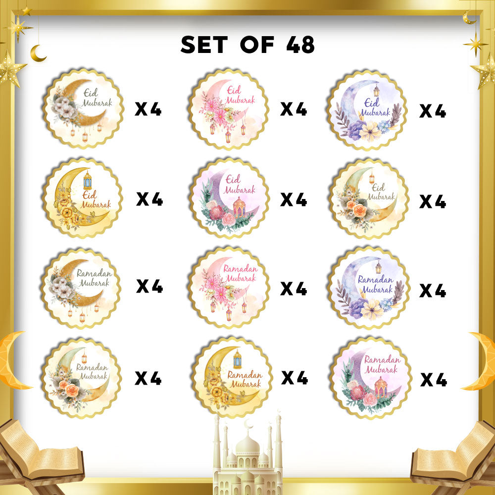 Floral Stickers for Ramadan/Eid