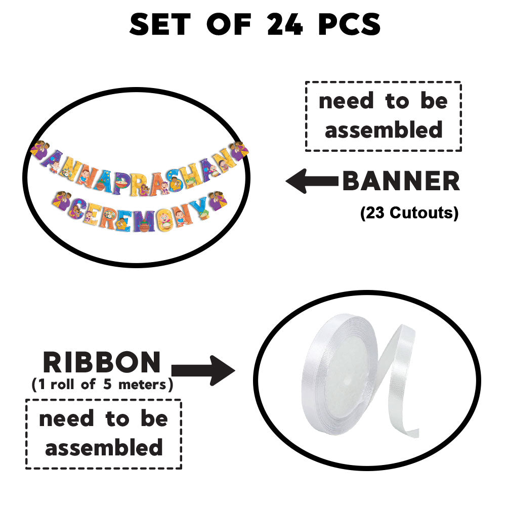 Annaprashan Ceremony Banner (Multicolor)