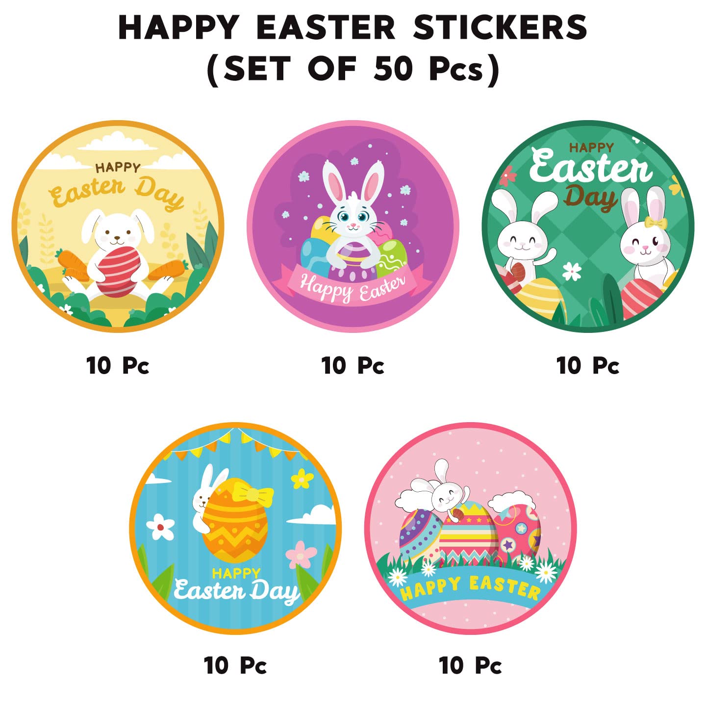 Happy Easter Stickers