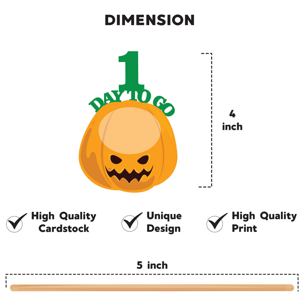 Pumpkin Theme Countdown Props
