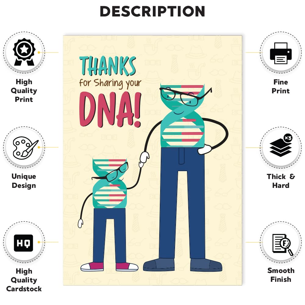 Father's Day DNA Greeting Card