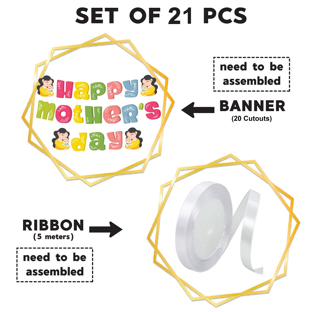 Minimal Happy Mother's Day Banner