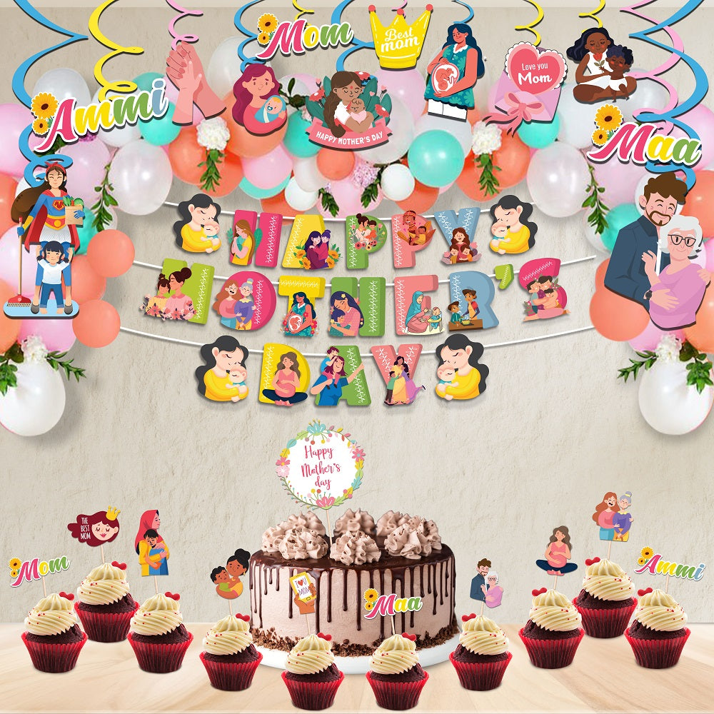 Hanging Swirls For Mother's Day