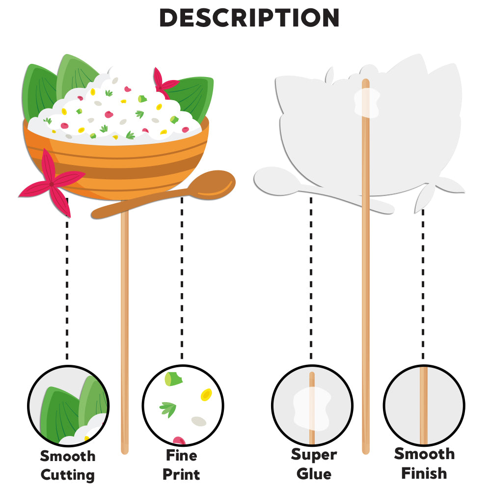 Photobooth Props For Annaprashan Ceremony