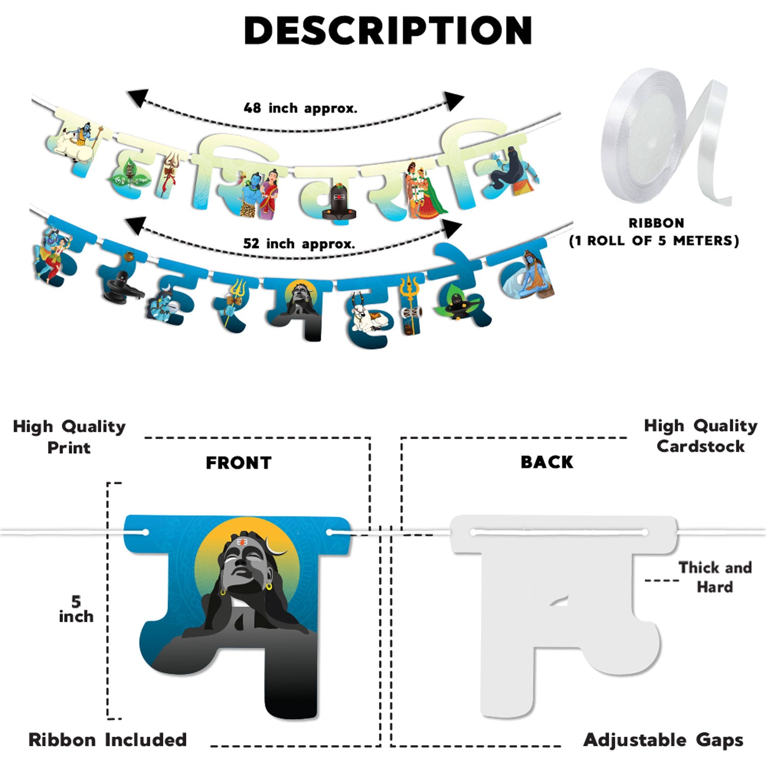 Mahashivratri Har Har Mahadev Banner