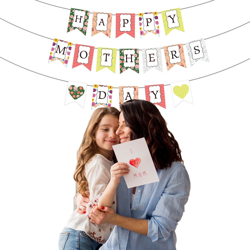 Happy Mother's day Floral Banner