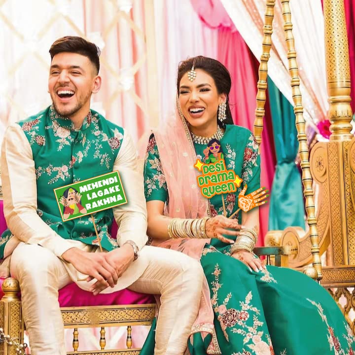 Mehendi Photobooth Props